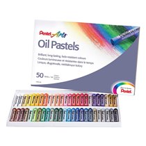 Lapices Pentel Oil Pastel Caja De 50 Colores Surtidos