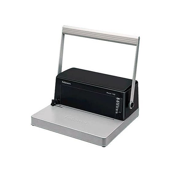 Encuadernadora Para Espiral Fellowes Esp-100 5:1 Perfora 20 Hojas Tamaño A4 Encuaderna 450H Incluye Alicates De Corte