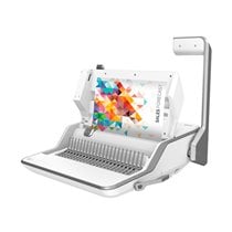 Encuadernadora Para Canutillo Fellowes Lyra 3 En 1 Perfora Hasta 20H A4 Encuaderna 300H Grapa 30H Taladra 2 Y 4