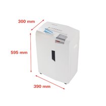 Destructora De Documentos Hsm Shredstar X13 Capacidad De Corte 13 H En Particulas Destruyegrapas Clips Cd Y Tarjetas