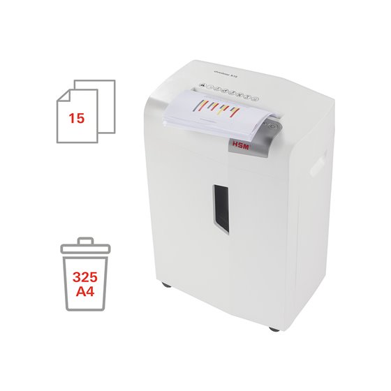 Destructora De Documentos Hsm Shredstar X15 Capacidad De Corte 15 H En Particulas Destruyegrapas Clips Cd Y Tarjetas