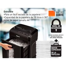 Destructora De Documentos Fellowes 10M Capacidad De Corte 10 H Seguridad P5 Destruye Grapas Y Tarjetas De