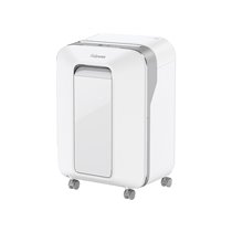 Destructora De Documentos Fellowes Lx201 Capacidad De 12 H Seguridad P5 Clips Grapas Y Tarjetas 23L Blanca