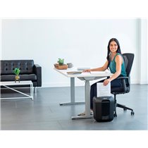 Destructora De Documentos Fellowes Lx-85 Capacidad De Corte 12 Hojas P4 Destruye Grapas Clips Y Tarjetas