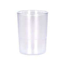 Cubilete Portalapices Q-Connect Transparente Plastico Diametro 75 Mm Alto 100 Mm