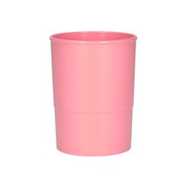 Cubilete Portalapices Q-Connect Rosa Pastel Opaco Plastico Diametro 75 Mm Alto 100 Mm