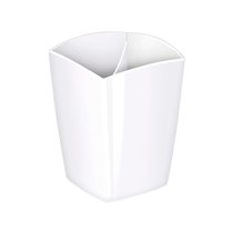 Cubilete Portalapices Cep Blanco Opaco Plastico Magnetico 78X74X95 Mm