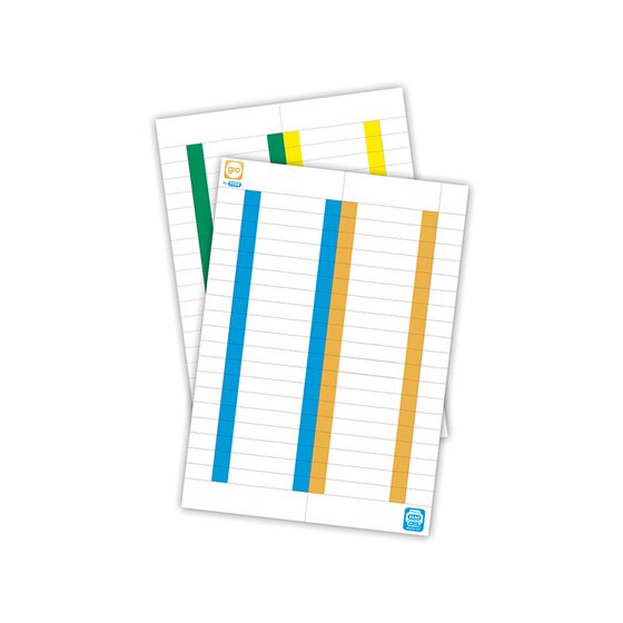 Tira De Papel Para Visores Pack De 250 Etiquetas