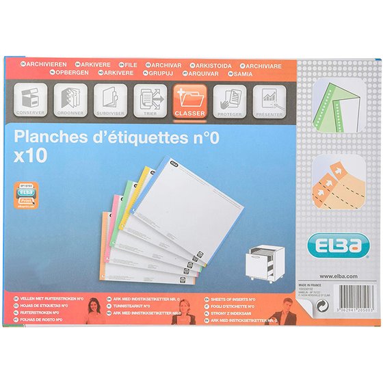 Tira De Papel Para Visores Pack De 250 Etiquetas