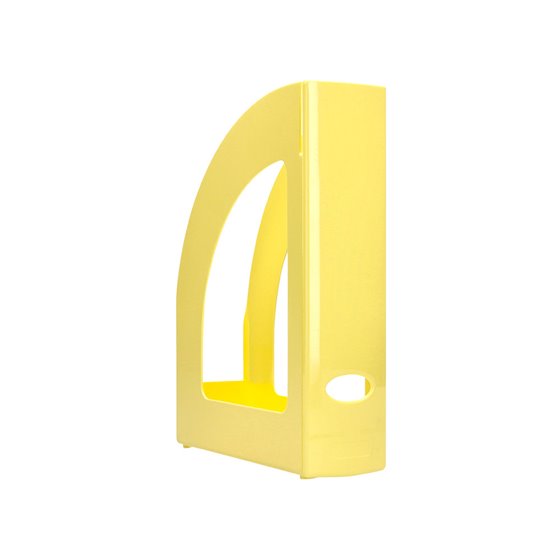 Revistero Plastico Q-Connect Color Amarillo Pastel