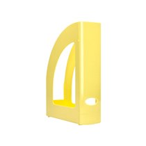 Revistero Plastico Q-Connect Color Amarillo Pastel