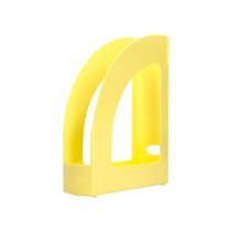 Revistero Plastico Q-Connect Color Amarillo Pastel