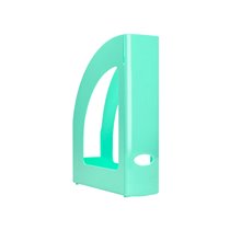Revistero Plastico Q-Connect Color Menta