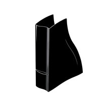 Revistero Cep Ellypse Plastico Negro