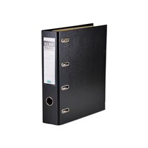Archivador De Palanca Elba Carton Forrado Din A4 Negro Lomo De 75 Mm Rado Con Doble Mecanismo