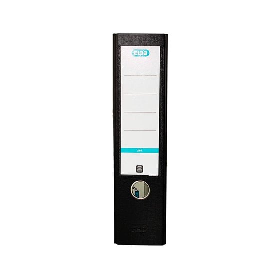 Archivador De Palanca Elba Top Carton Compacto Polipropileno Con Rado Din A4 Lomo De 80 Mm Negro