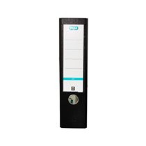 Archivador De Palanca Elba Top Carton Compacto Polipropileno Con Rado Din A4 Lomo De 80 Mm Negro