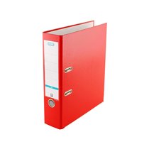 Archivador De Palanca Elba Top Carton Compacto Polipropileno Con Rado Din A4 Lomo De 80 Mm Rojo