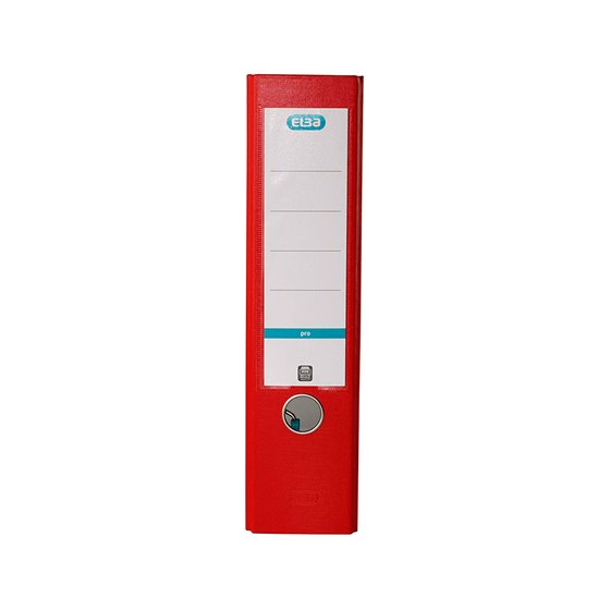 Archivador De Palanca Elba Top Carton Compacto Polipropileno Con Rado Din A4 Lomo De 80 Mm Rojo