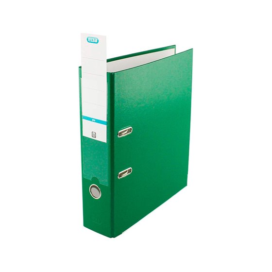 Archivador De Palanca Elba Top Carton Compacto Polipropileno Con Rado Din A4 Lomo De 80 Mm Verde