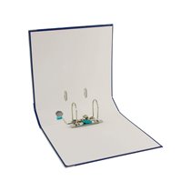 Archivador De Palanca Elba Top Carton Compacto Polipropileno Con Rado Din A4 Lomo De 80 Mm Azul