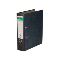 Archivador De Palanca Elba Carton Forrado Jaspeado Con Rado Din A4 Lomo De 80 Mm Negro