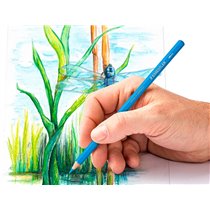 Lapices De Colores Staedtler Acuarelables Caja Metal De 24 Unidades Colores Surtidos