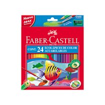 Lapices De Colores Faber Castell Acuarelables Caja De 24 Unidades Colores Surtidos
