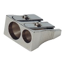 Sacapuntas Q-Connect Metalico 2 Usos Cuña