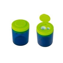 Sacapuntas Milan Collection Plastico 2 Usos + 4 Gomas De Borrar 430