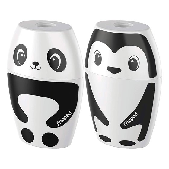 Sacapuntas Maped Plastico Shaker Fancy 1 Uso Con Deposito