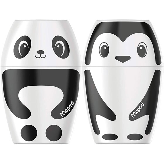 Sacapuntas Maped Plastico Shaker Fancy 1 Uso Con Deposito