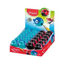 Sacapuntas Maped Plastico Croc Croc Easy 1 Uso Con Deposito