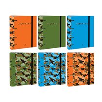Carpeta De 4 Anillas De 40 Mm Mixtas Carton Forrado Folio Colores Surtidos Camuflaje 6 Diseños