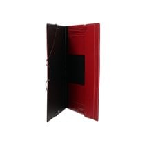 Carpeta Liderpapel Gomas Folio Solapas Plastico Burdeos
