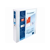 Carpeta Exacompta Canguro 4 Anillas 40 Mm Din A4+ Carton Forrado Polipropileno Personalizable 3 Bolsillos