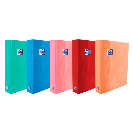 Carpeta De Anillas Oxford School Din A4+ Tapa Extradura 4 Anillas 25 Mm Colores Tendencias Surtidos Surtidos