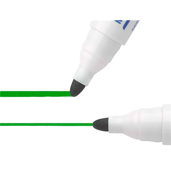 Rotulador Bic Velleda Para Pizarra Verde Punta Redonda 1,3 Mm