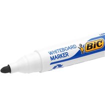 Rotulador Bic Velleda Para Pizarra Negro Punta Redonda 1,3 Mm