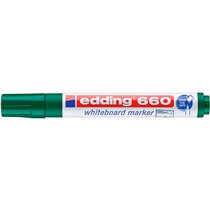 Rotulador Edding Para Pizarra Blanca 660 Color Verde Punta Redonda 1,5-3 Mm
