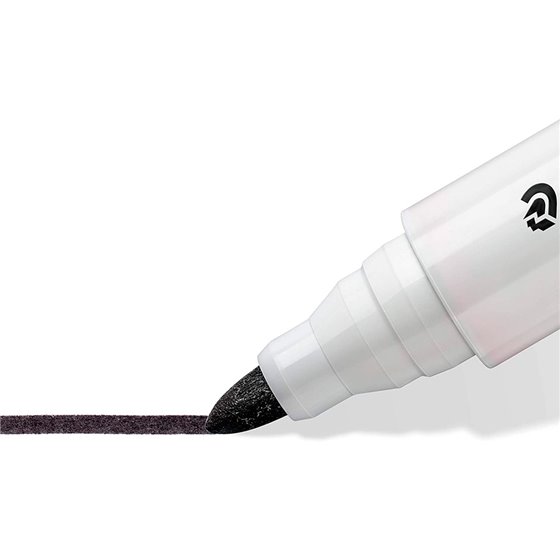 Rotulador Staedtler Lumocolor 351 Para Pizarra Blanca Punta Redonda 2 Mm Recargable Estuche 6 Unidades Colores