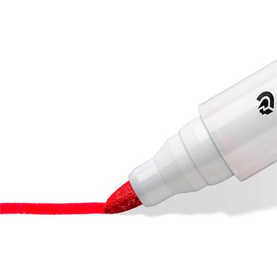 Rotulador Staedtler Lumocolor 351 Para Pizarra Blanca Punta Redonda 2 Mm Recargable Caja 10 Unidades Colores Surtidos