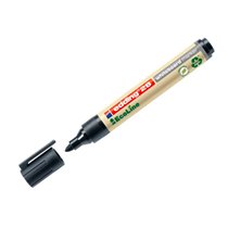 Rotulador Edding 28 Para Pizarra Blanca Ecoline 90% Reciclado Color Negro Punta Redonda 1,5-3 Mm Recargable