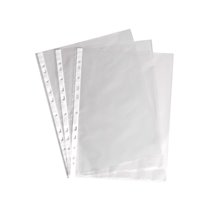 Funda Multitaladro Saro Folio 90 Mc Pvc Cristal Caja De 100 Unidades
