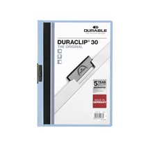 Carpeta Duraclip Dossier Pinza Lateral Azul Capacidad 30 Hojas