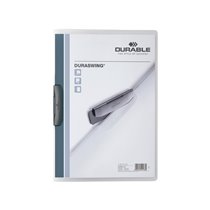 Carpeta Durable Duraswing Dossier Pinza Lateral Giratoria Polipropileno Din A4 Grafito 30 Hojas
