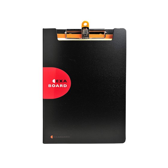 Carpeta Exacompta Exactive Con Tapa Polipropileno Negro Con Pinza Y Portaboligrafo Din A4