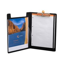 Carpeta Exacompta Exactive Con Tapa Polipropileno Negro Con Pinza Y Portaboligrafo Din A4