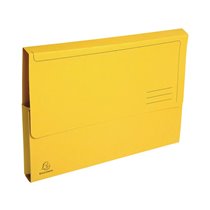 Subcarpeta Cartulina Con Bolsa Exacompta Din A4 Amarillo 290 Gr