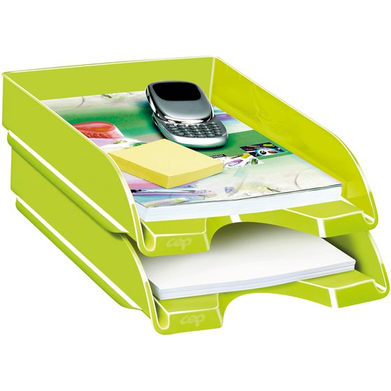 Bandeja Sobremesa Cep Plastico Verde 257X348X66 Mm